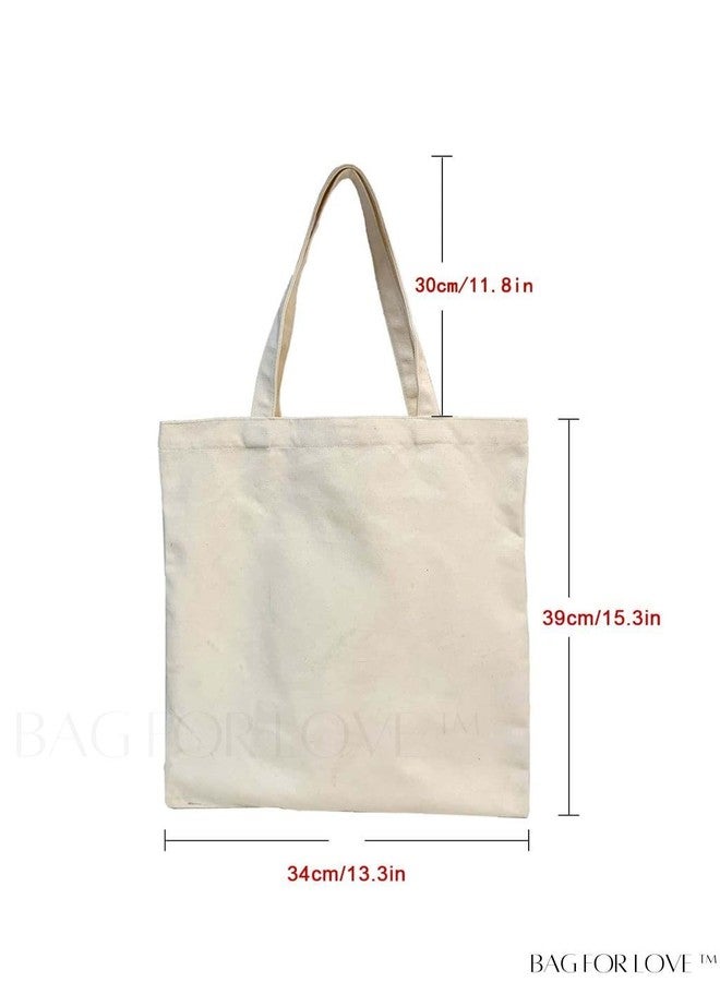 Avaiya Solid Color Canvas Tote Bag for Women & Men - Large Capacity Eco-Friendly Shoulder Handbag for Shopping, Office, College & Daily Use - Image 4